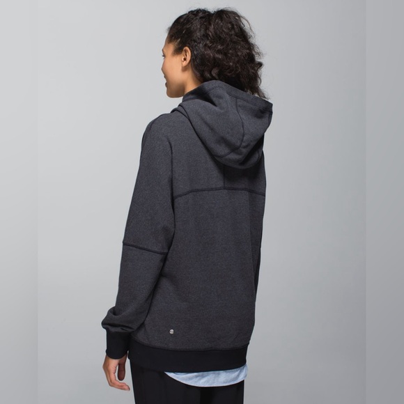 Lululemon Om & Roam Pullover Heathered Black / Black Womens size 4 - Picture 6 of 10